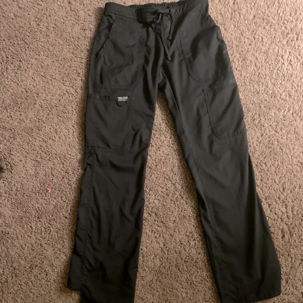 Black Cherokee Workwear Scrub Pants